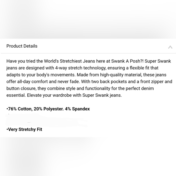 Swankaposh 3X (22) Superga High waist stretch Jeans~Purple - Picture 3 of 8